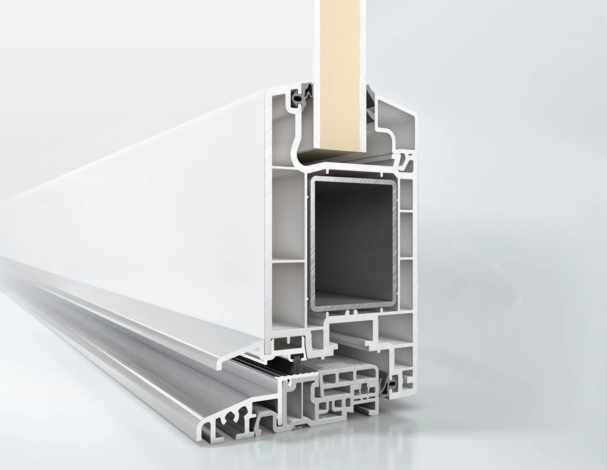 Kunststoff-Türprofil Schüco CT 70 AS