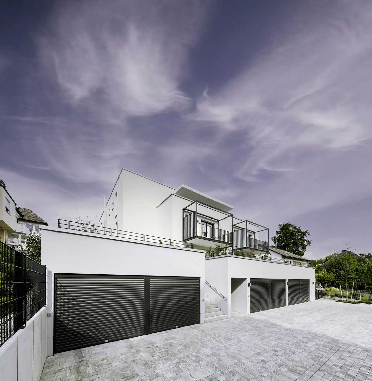 Garage mit ROMA Deckenlauftor